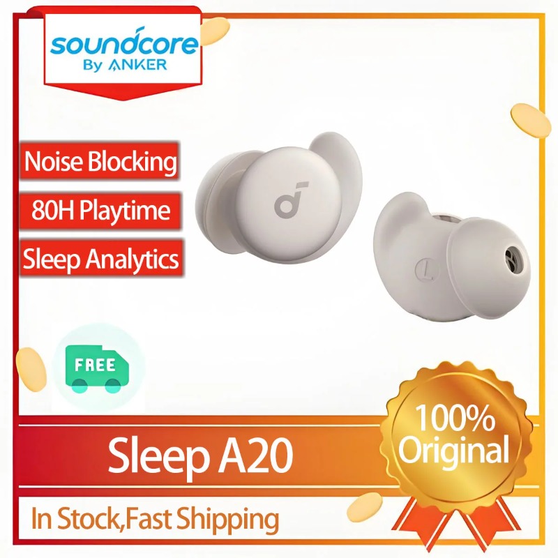 Anker Speaker Soundcore Boom 2 - Audífonos Anker Soundcore Sleep A20 para