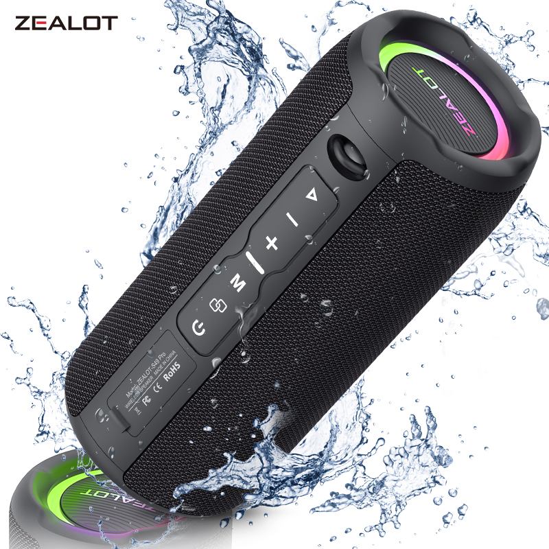 Jbl Speaker Flip 6 - ZEALOT-S49PRO Altavoz Bluetooth portátil 20W IPX6